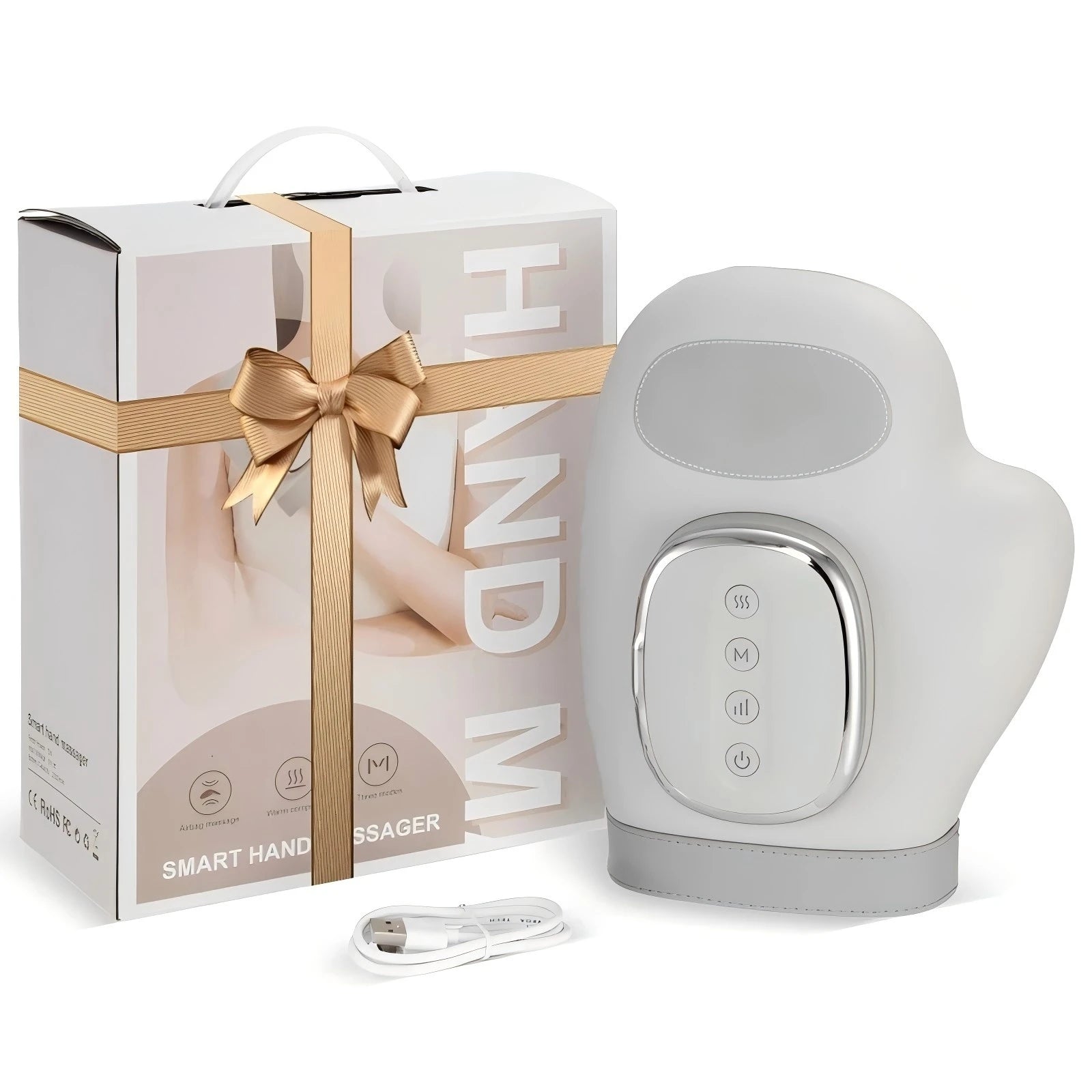 Hand Massager with Airbag Compression – Relieves Finger, Palm & Wrist Fatigue