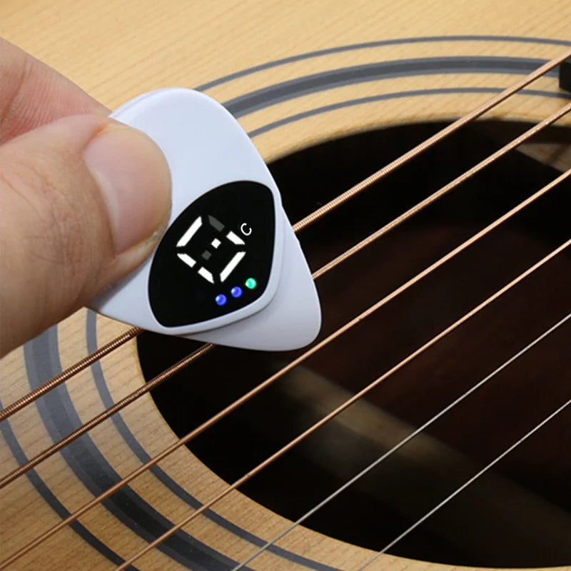 Multifunctional Guitar Pick Tuner