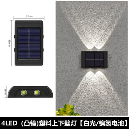 Solar Outdoor Wall Light for Home Garden Decoration