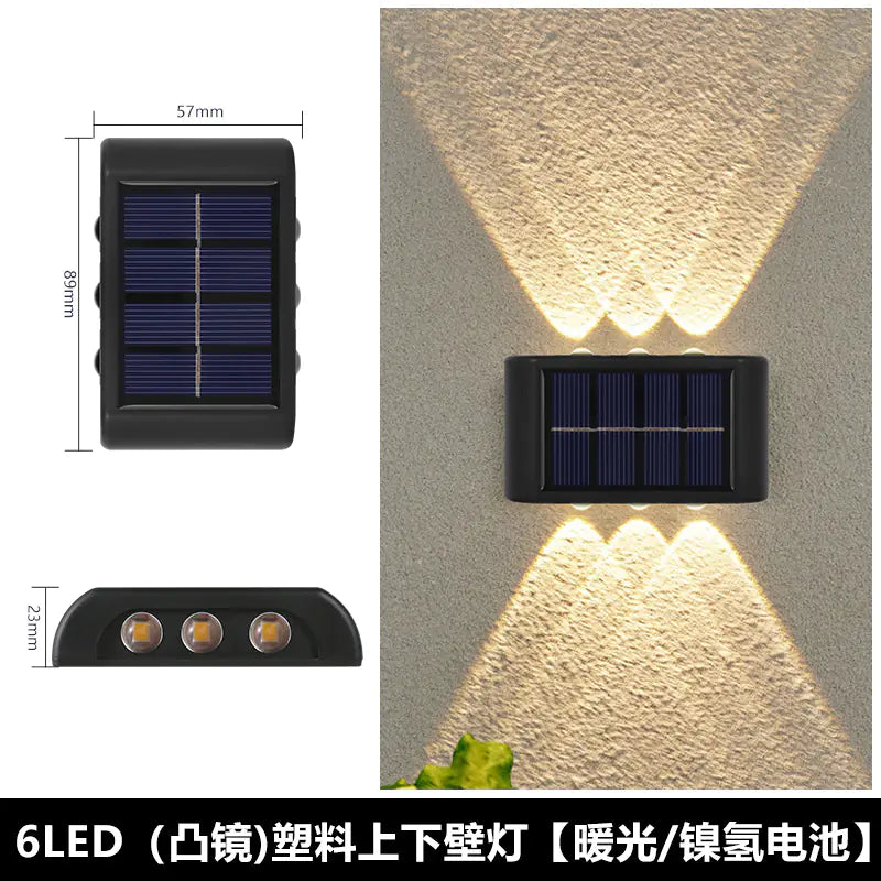 Solar Outdoor Wall Light for Home Garden Decoration