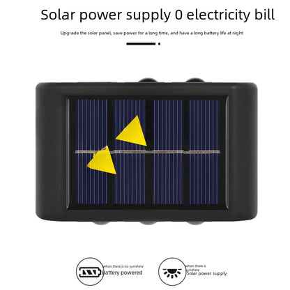 Solar Outdoor Wall Light for Home Garden Decoration